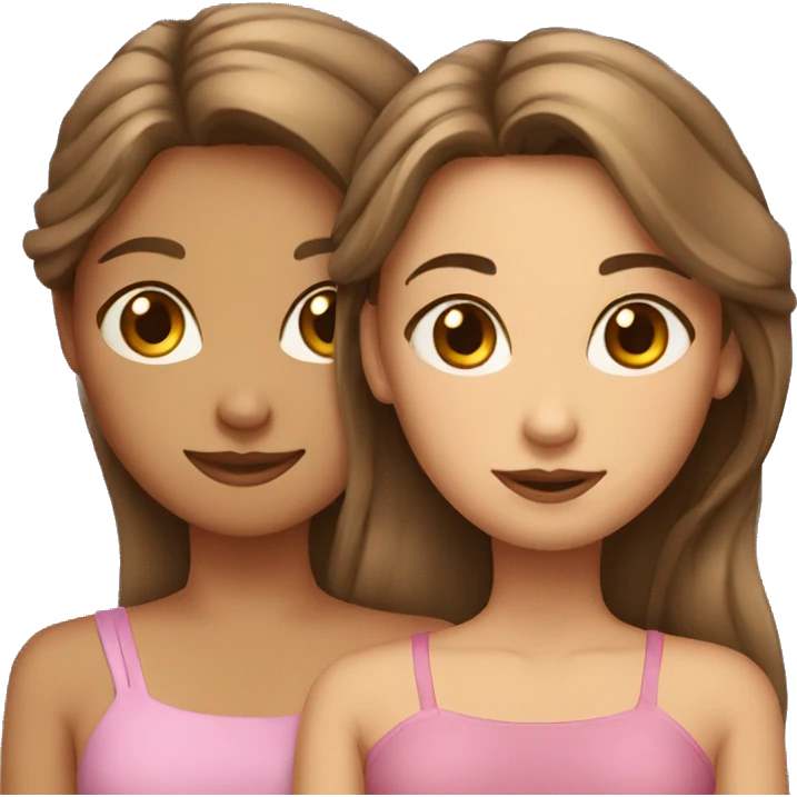 3 girl bestfriends  emoji
