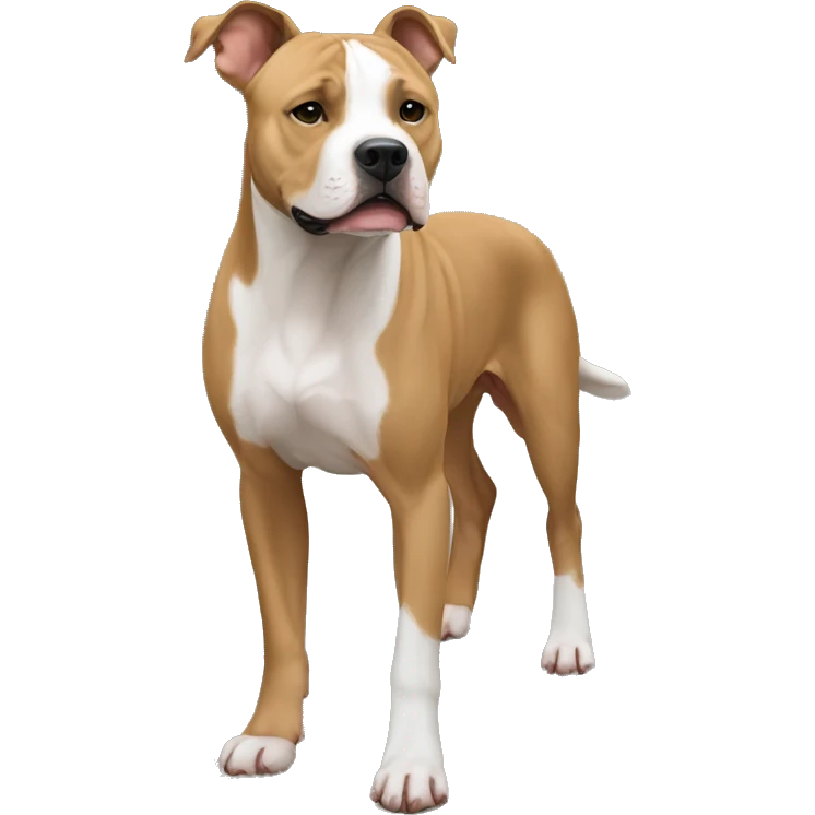 Fawn American Staffordshire Terrier emoji