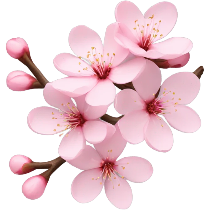 cherry blossom pink emoji