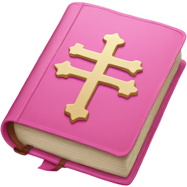 pink bible emoji