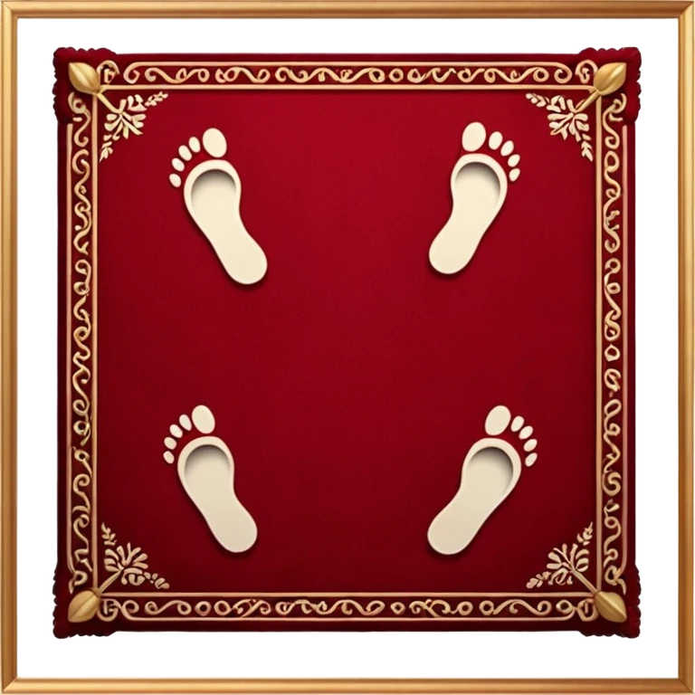 Footprints blood on carpet make sure it is in royal room  emoji