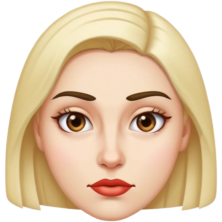 Woman raised eyebrow  emoji
