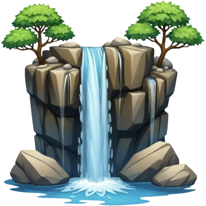 Waterfall emoji