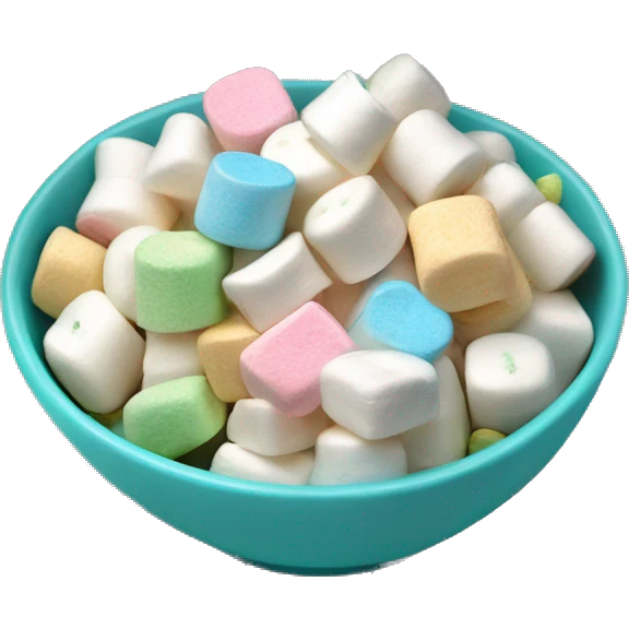 bowl full of Lucky charms marshmallows ￼￼ emoji