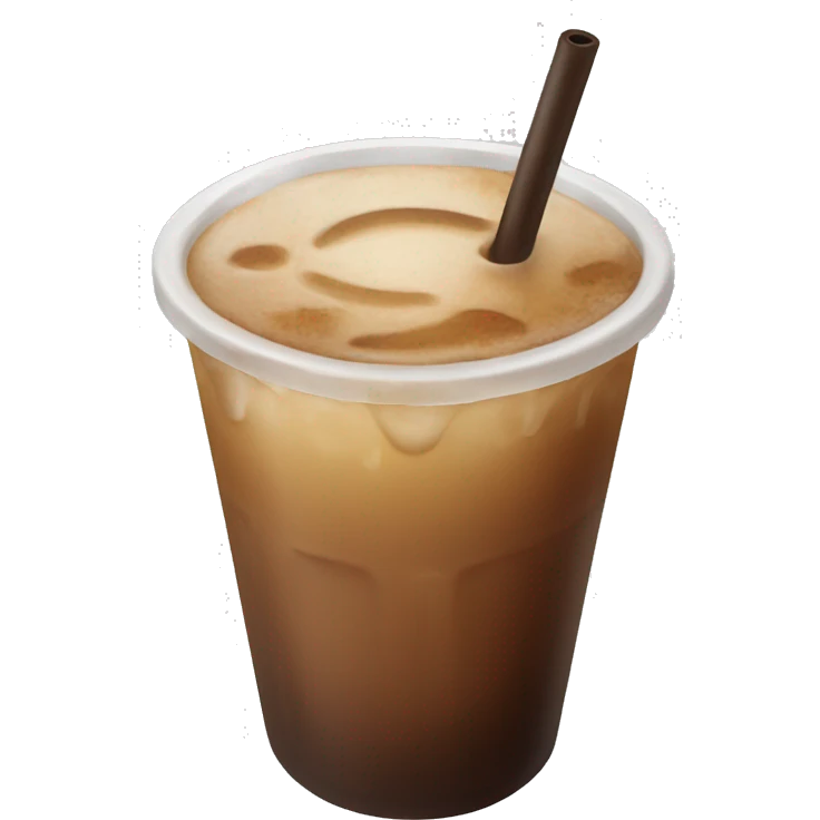 iced coffee emoji
