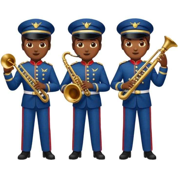 Marching tenors emoji