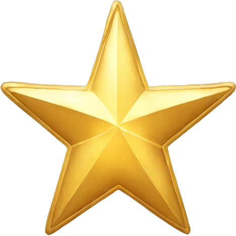 Gold star emoji