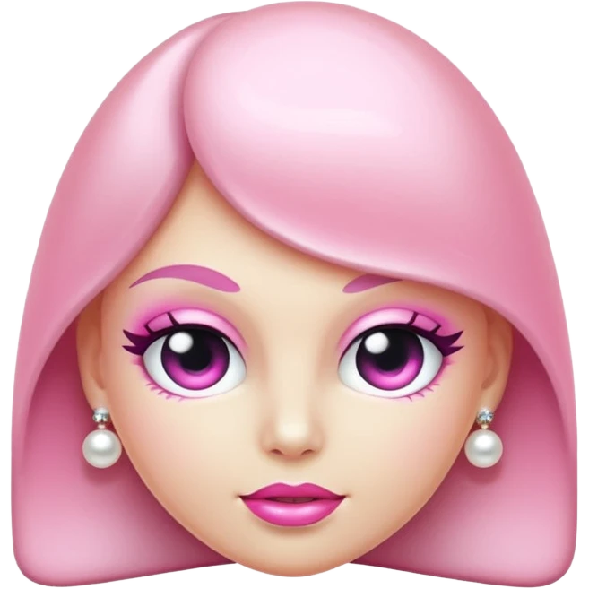Pearl glam pink emoji