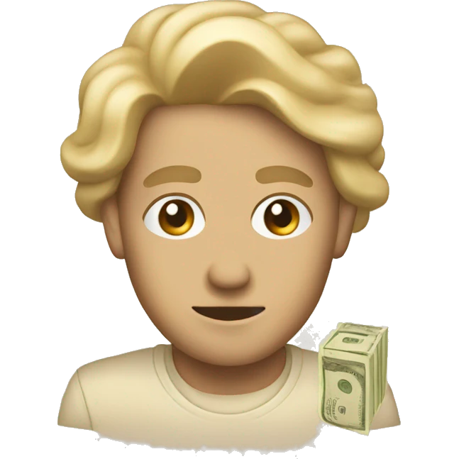 Beige money emoji