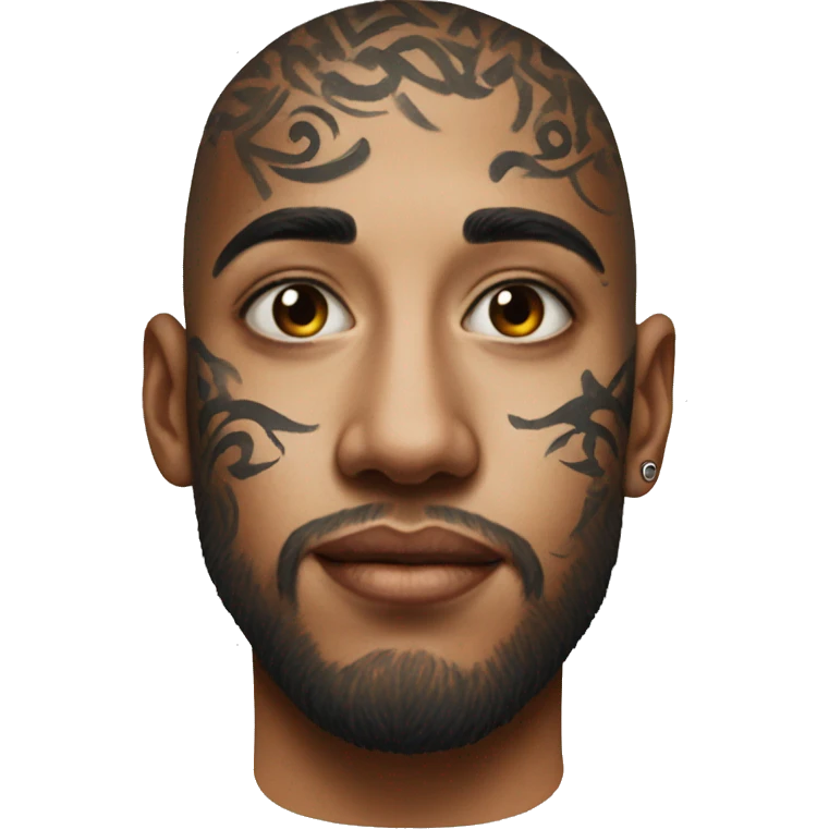 Face tattoo emoji
