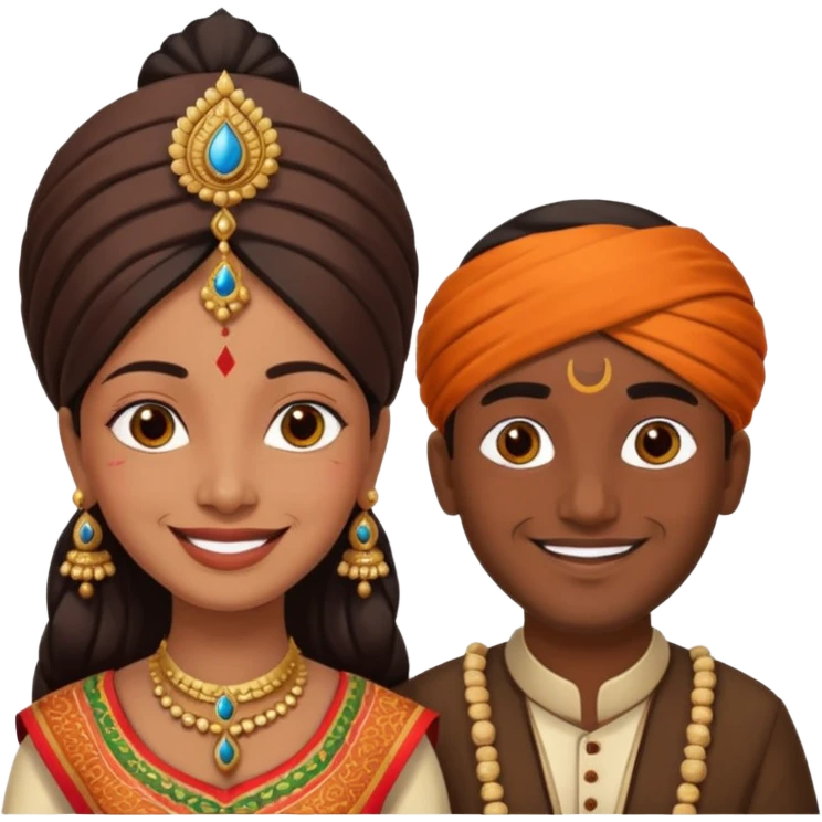 2 indian couple beautiful 😍  emoji