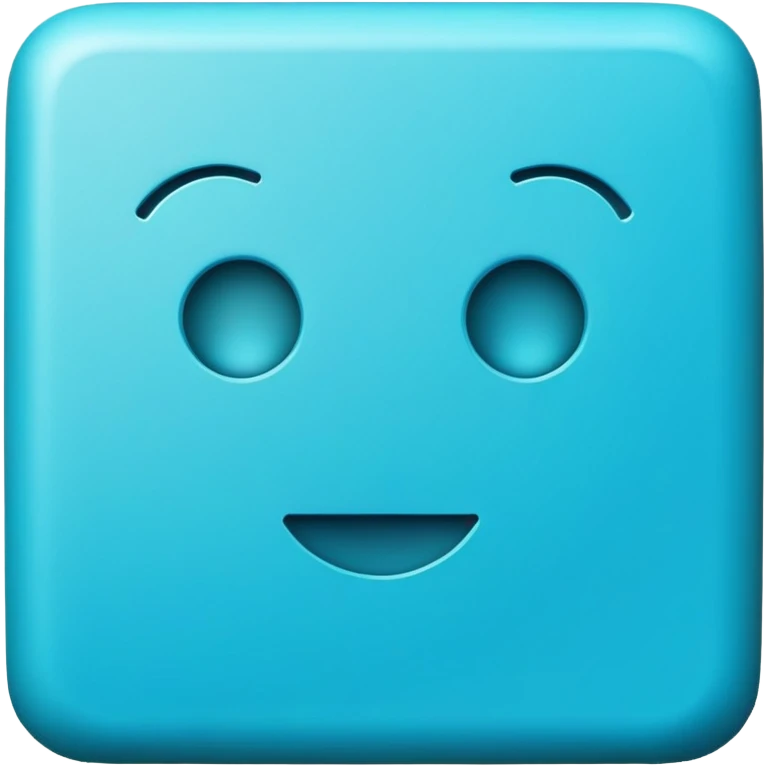 Minecraft blue block emoji