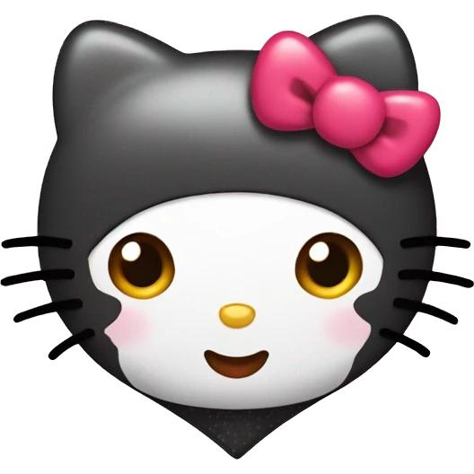 hello kitty heart emoji