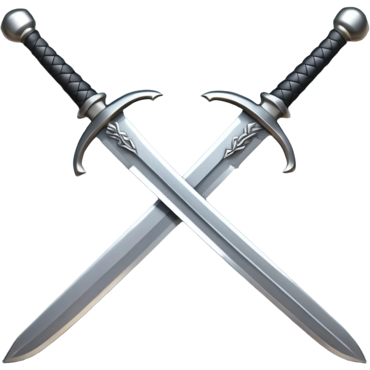 crossed swords sharp emoji