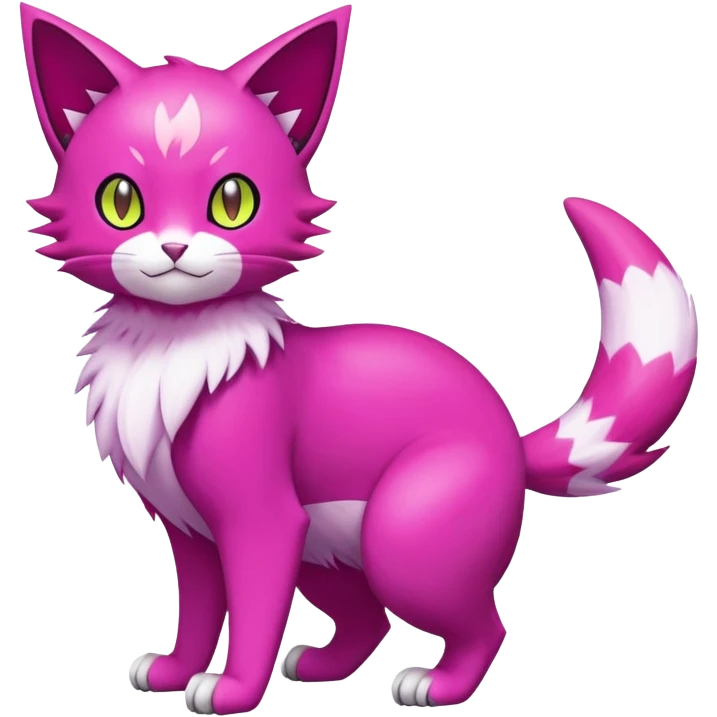 Liepard-Skitty-Delcatty-Pokémon-Fakémon-hybrid-creature (full body) emoji