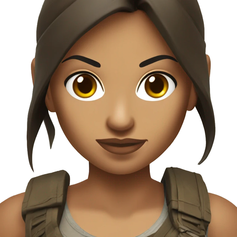 Lara Croft emoji