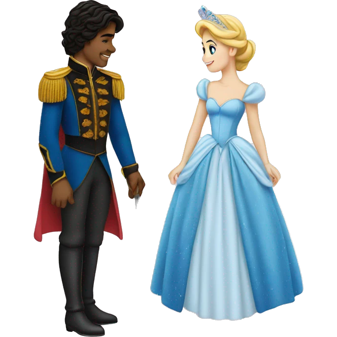 Prince and Cinderella  emoji