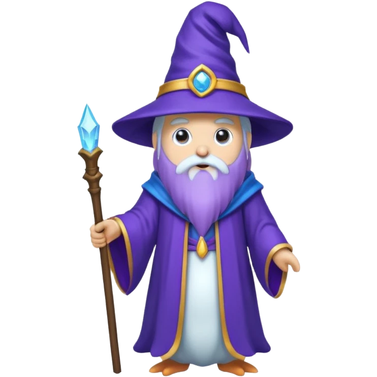 Penguin Wizard emoji