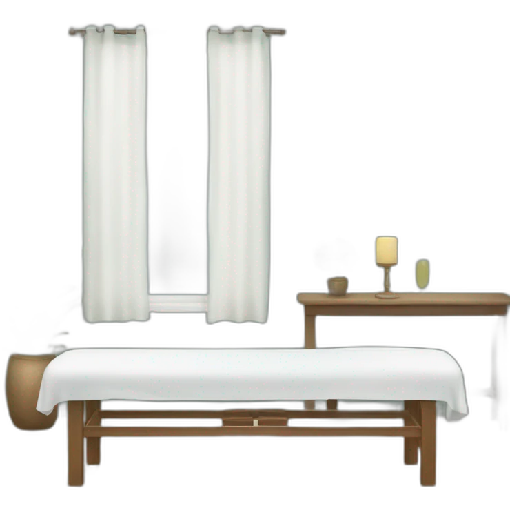 table de massage emoji