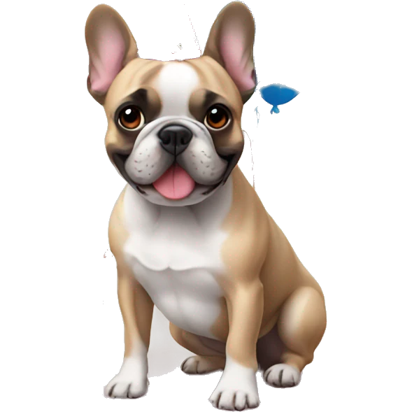french bulldog birthday emoji