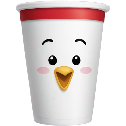 Chick fil a cup emoji