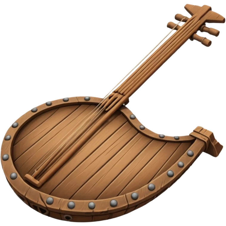 ancient Viking musical instrument emoji