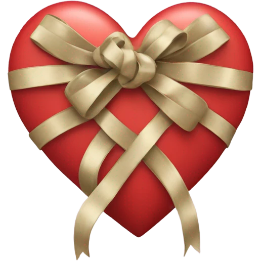 Heart with bows emoji