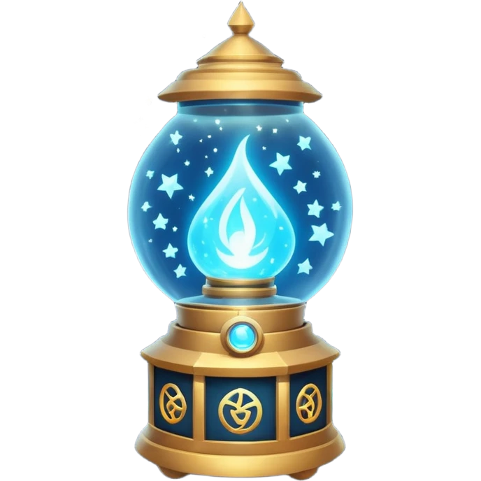 cosmic magic lantern object icon, floating lantern with arcane energy, swirling stars inside, glowing ancient runes, epic fantasy aura, 3D cartoon, mobile game icon style, centered, clean background, no text, no watermark
 emoji