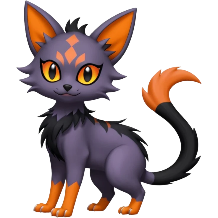 Noibat-Lykoi-Purrloin-Nargacuga-Litten-Torracat-fusion-Fakemon-Pokémon-creature  emoji