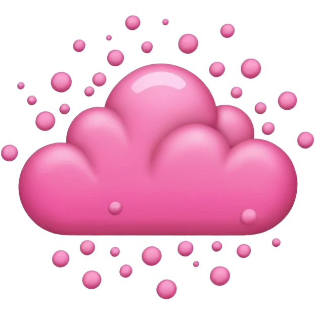 pink Dust and debris emoji
