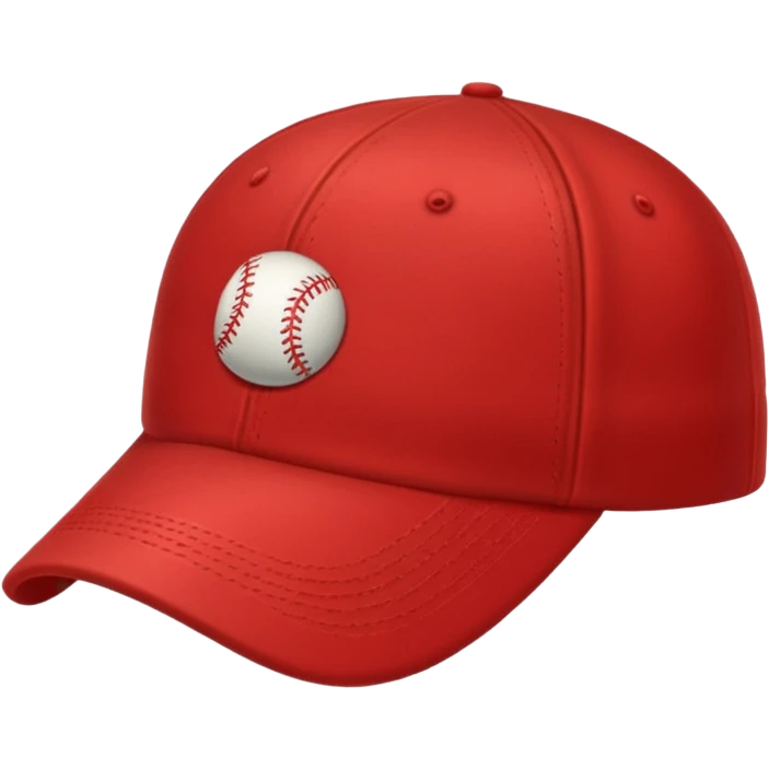 red baseball hat emoji