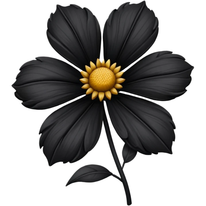 Charbon (flower) emoji