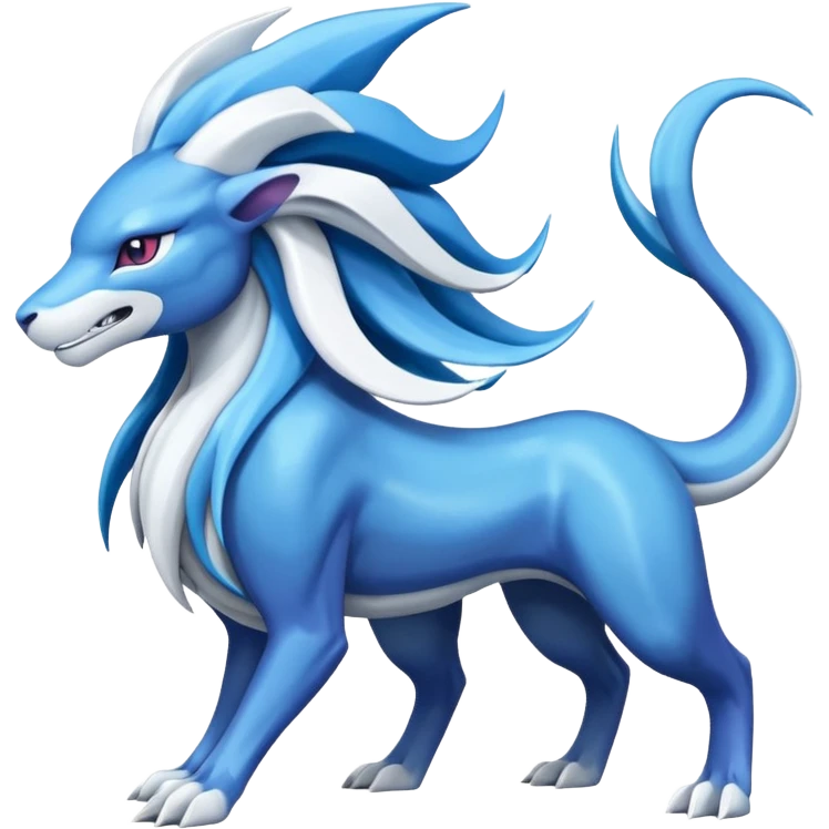 Samurott-Suicune-Fakémon-hybrid-creature (full body)  emoji