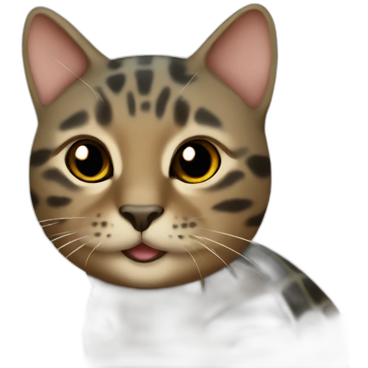 Turtle  brown color cat emoji
