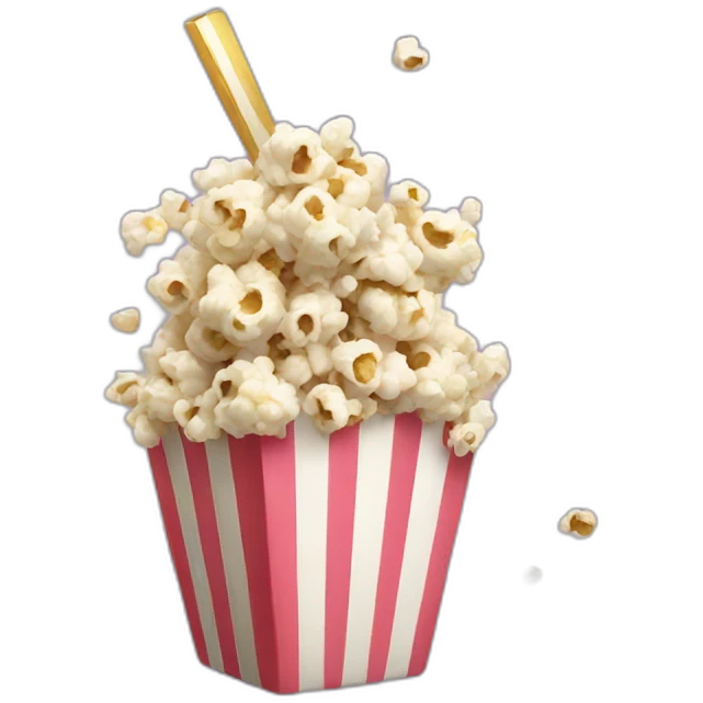 Popcorn-unicorn emoji