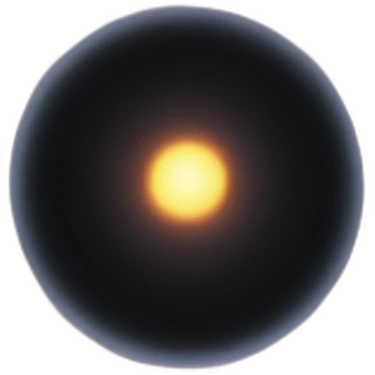 Theoretically accurate black hole emoji