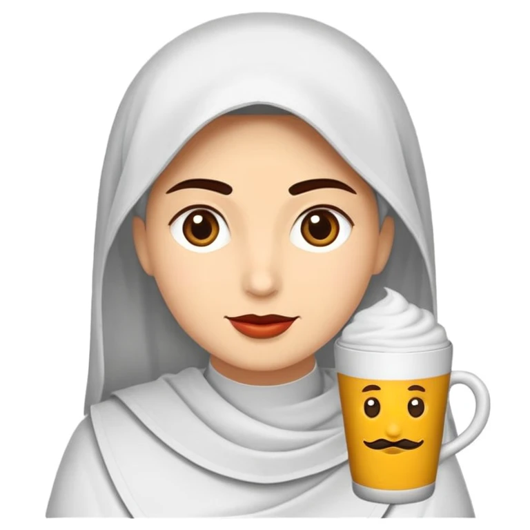 omuz hizasında kısa kıvırcık saçlı, buğday tenli ve koyu kahverengi gözlü genç bir kadın emoji