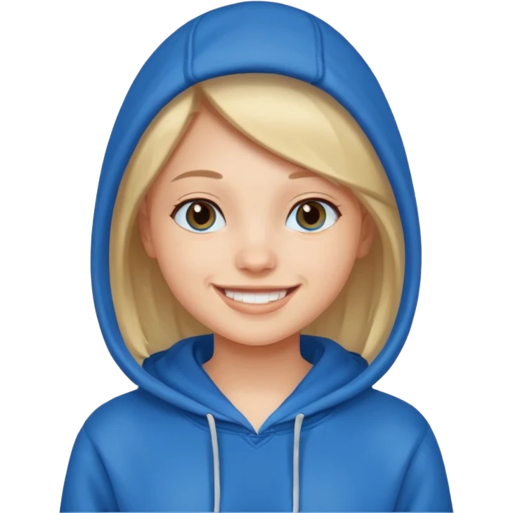 Hoddie girly emoji