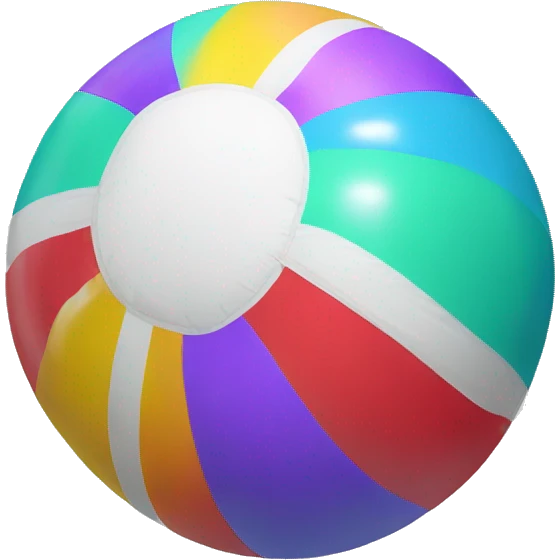 inflatable beach ball emoji