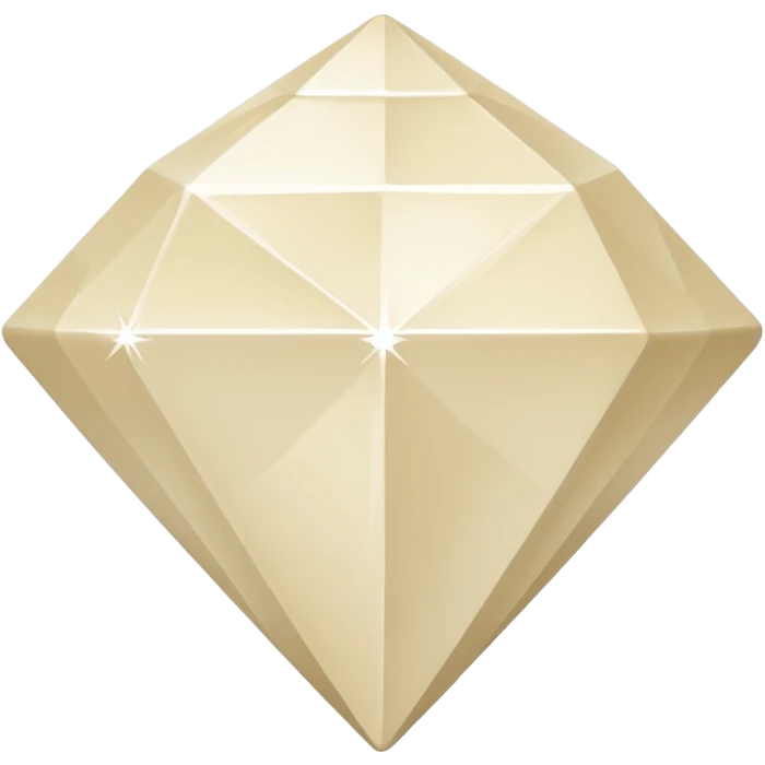 diamond shape carved from ivory. square tilted 45 degrees emoji