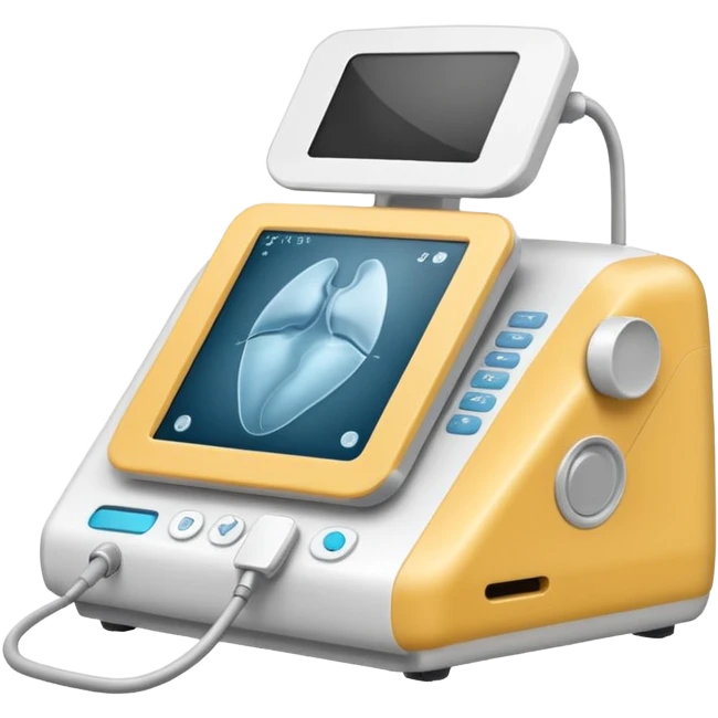 ultrasound machine with white front  emoji