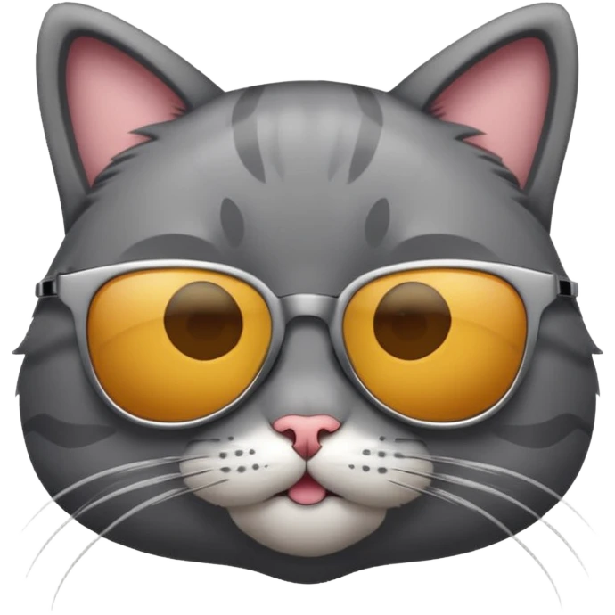 Cat wearing sunglasses emoji