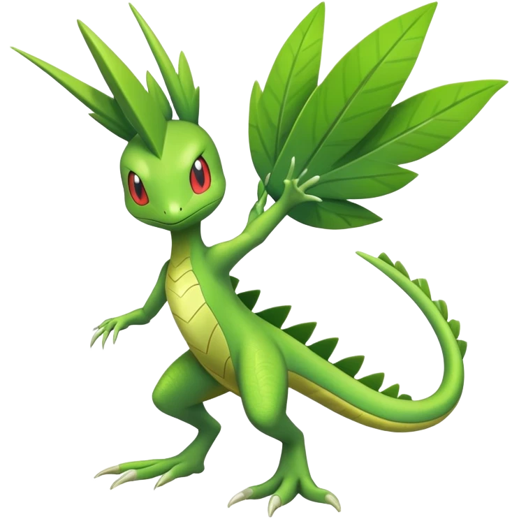 Exotic Treecko-Sceptile-Celebi full body emoji