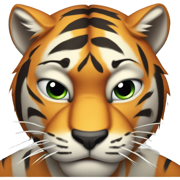 angry tiger emoji
