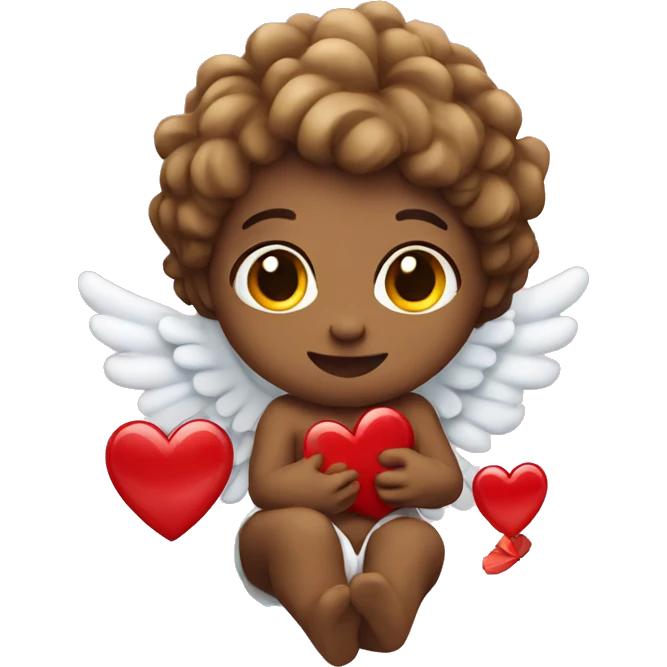 Cupid with a heart emoji