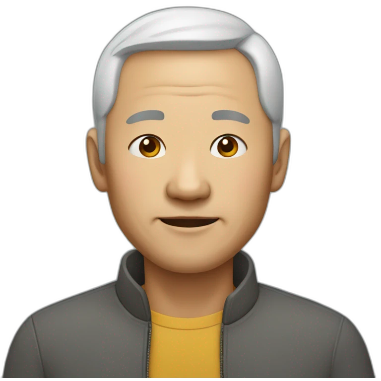50 year old chinese man emoji