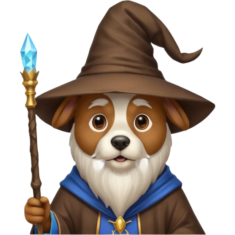 Dog wizard emoji