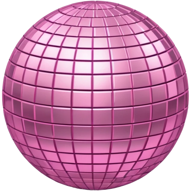 light pink disco ball emoji