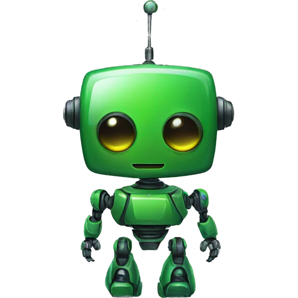 green robot emoji