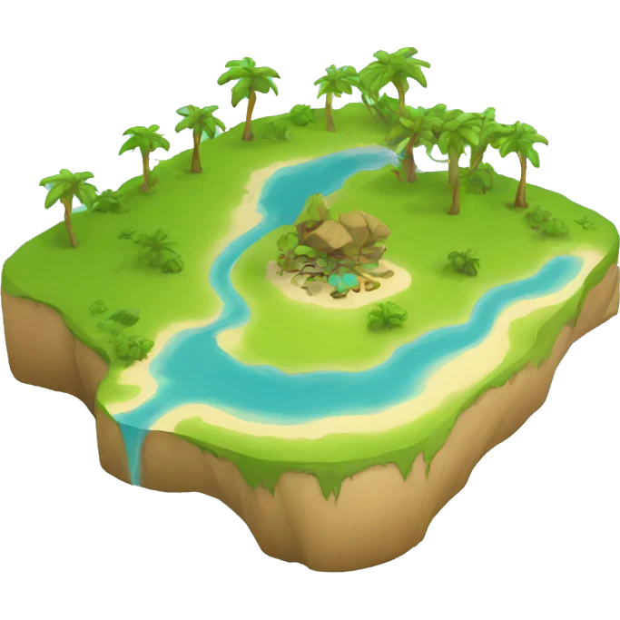 map of an island emoji